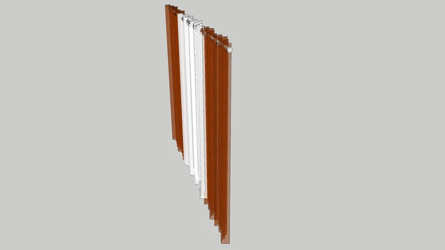 Voilages terracotta