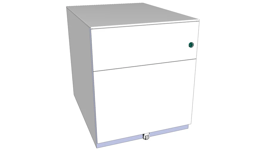 Bisley Note Desk mobile Pedestal