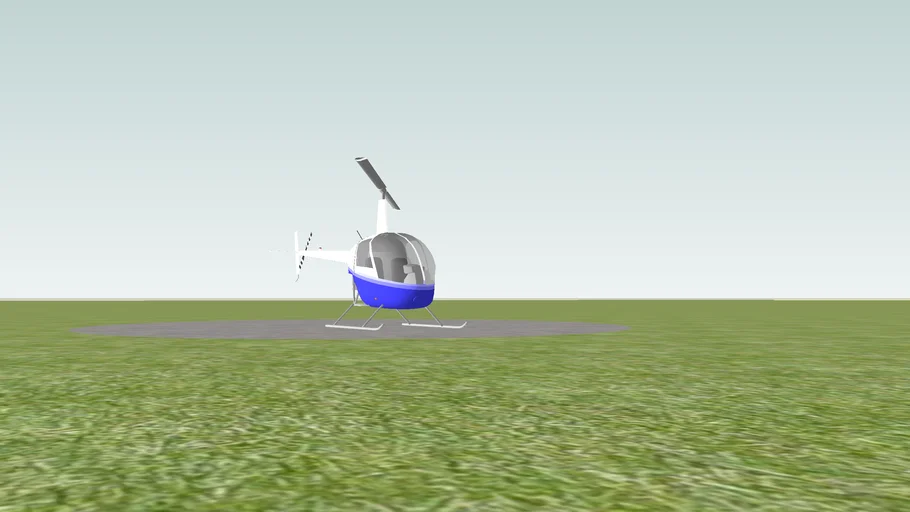 SketchyPhysics Flyable Helicopter
