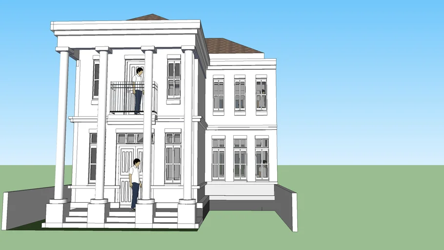 Classical house 2 faces 108 m2