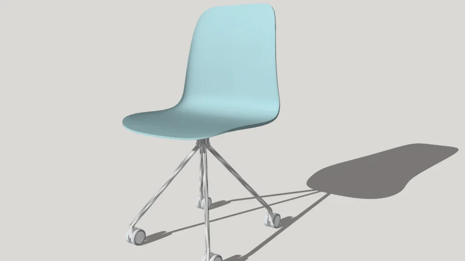 Design blue office chair - SLIK design chair