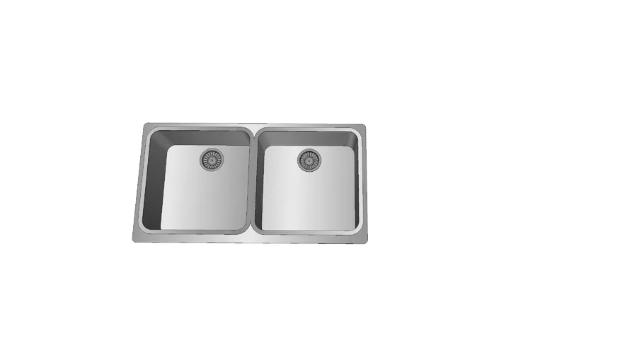 Stainless Steel Double Bowl Sink 