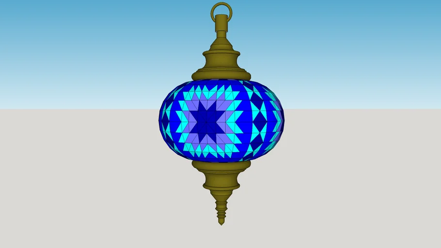 Turkish Mosaic Lamp 1