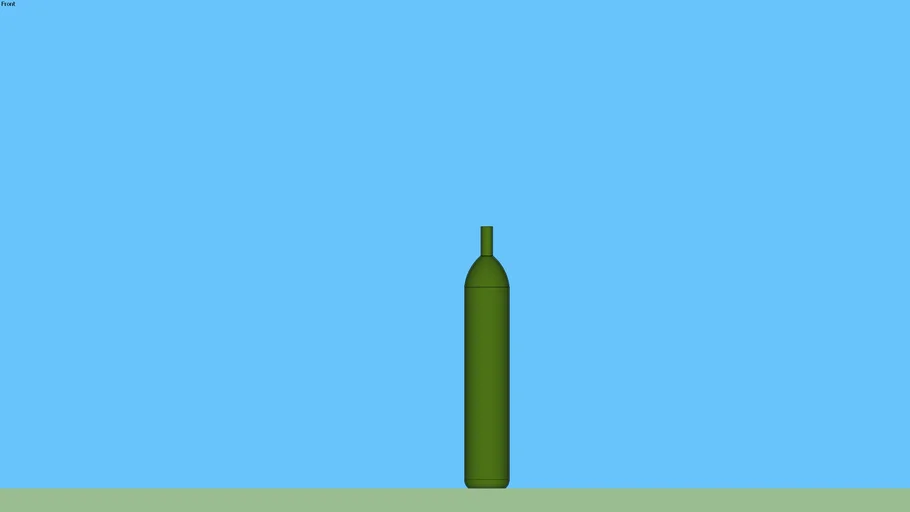 botella de vidrio