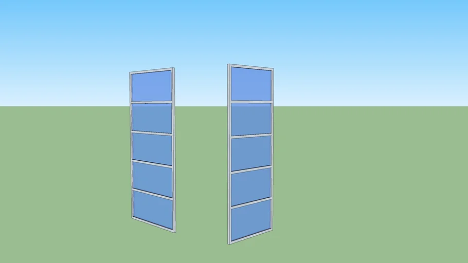 Portas Metal com Vidro
