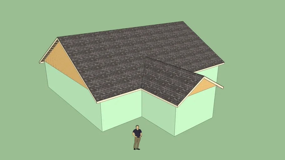 Roof with Valley Set 5