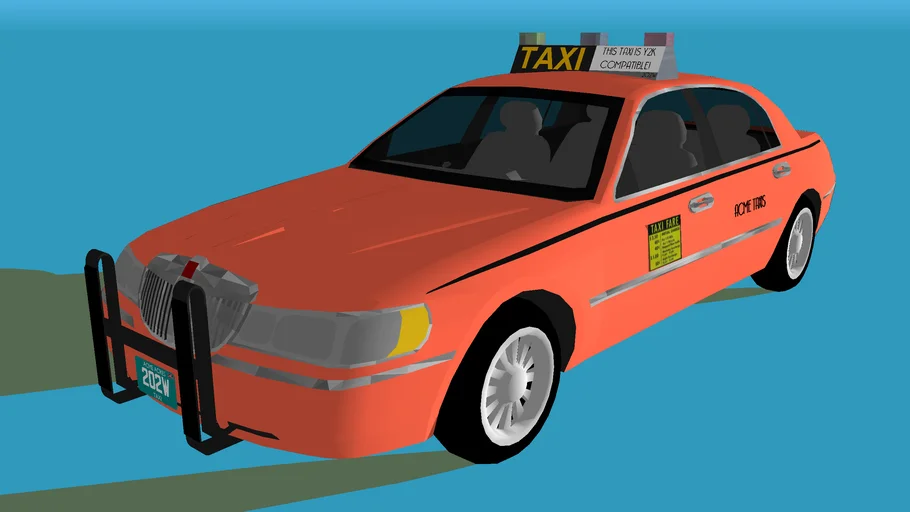 1999 Lincoln Town Car-Acme Taxis (Acme Acres)