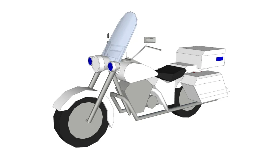 Police motorcycle