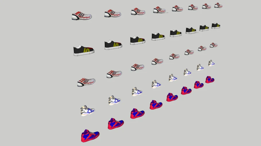 Rack of shoes 2
