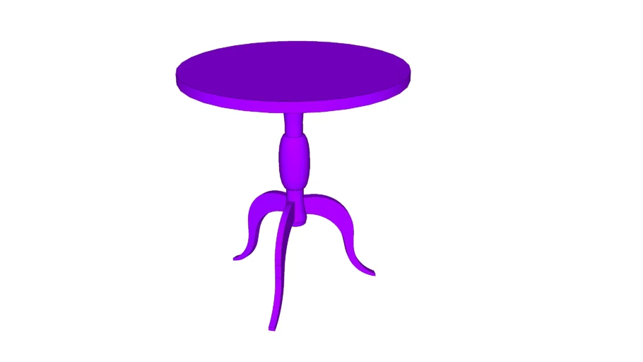 small round table