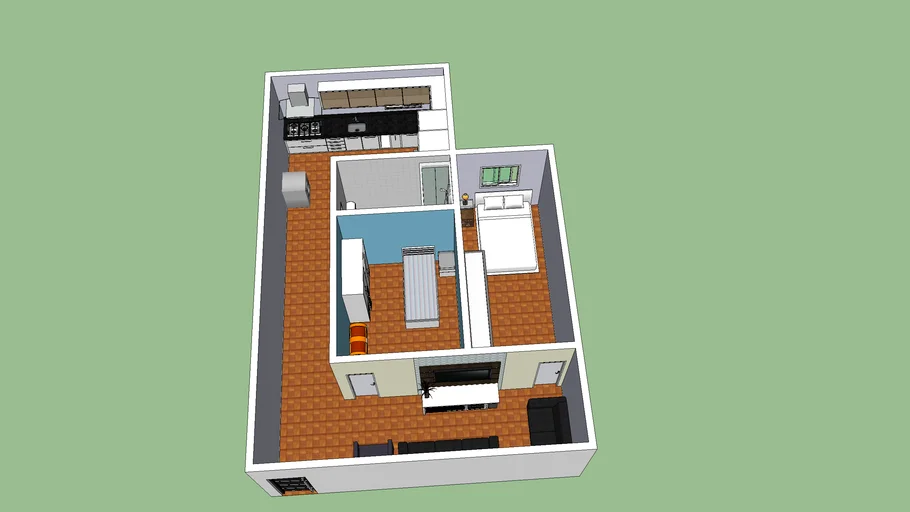 Apartamento térreo 