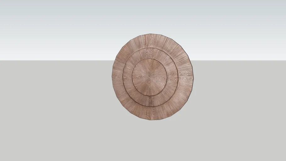 Dalia silver mdf multi layered 3d wall panel round PTMD
