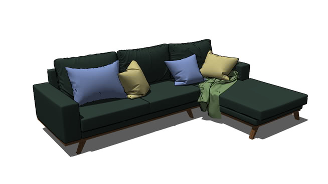 L shaped sofa