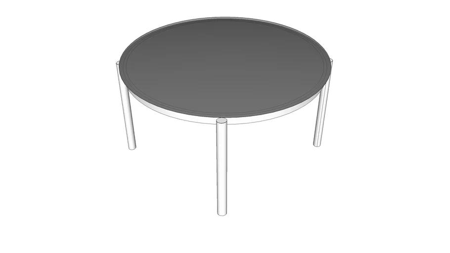 SIFAS OUTLINE Table repas 140 Dalle de verre Gris
