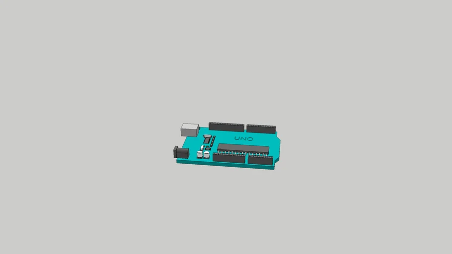 Arduino UNO Board 3D model