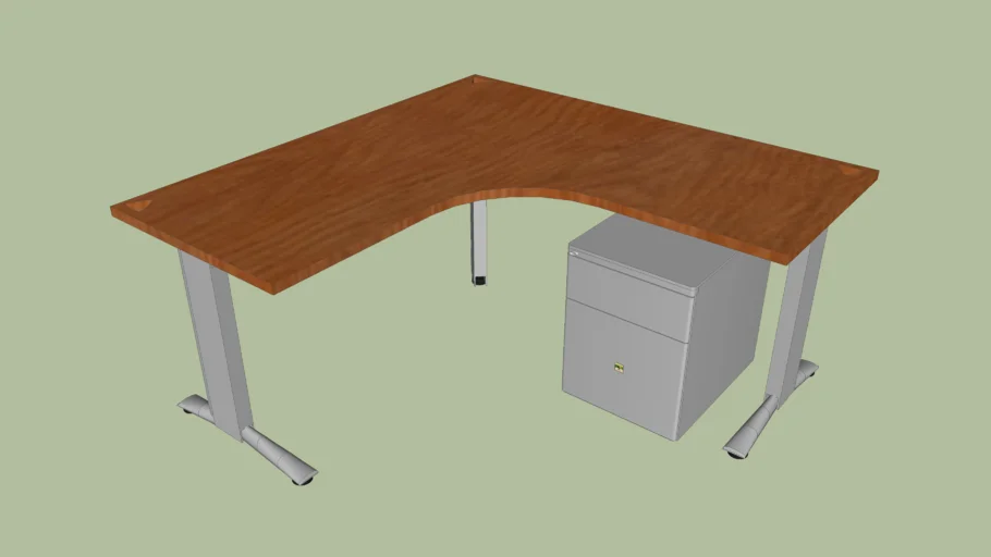 Mesa de oficina con forma de 160x160