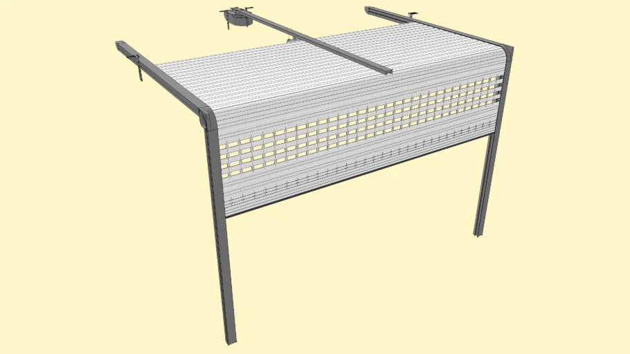 Alulux Detolux roller shutter for garage