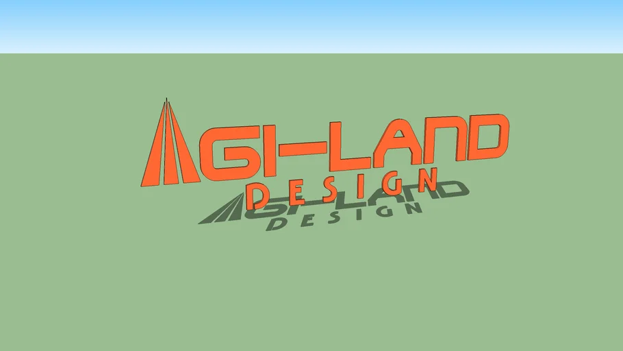 Agi-Land Design 3D logo