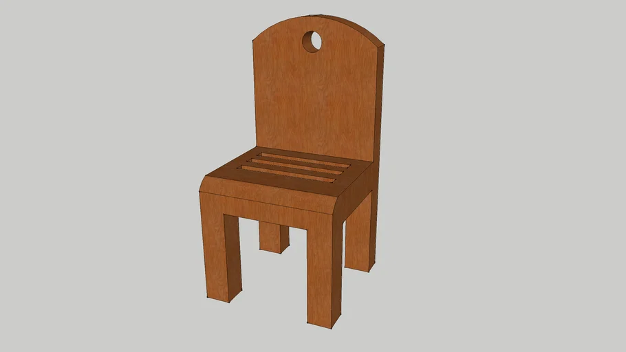 Silla de madera básica