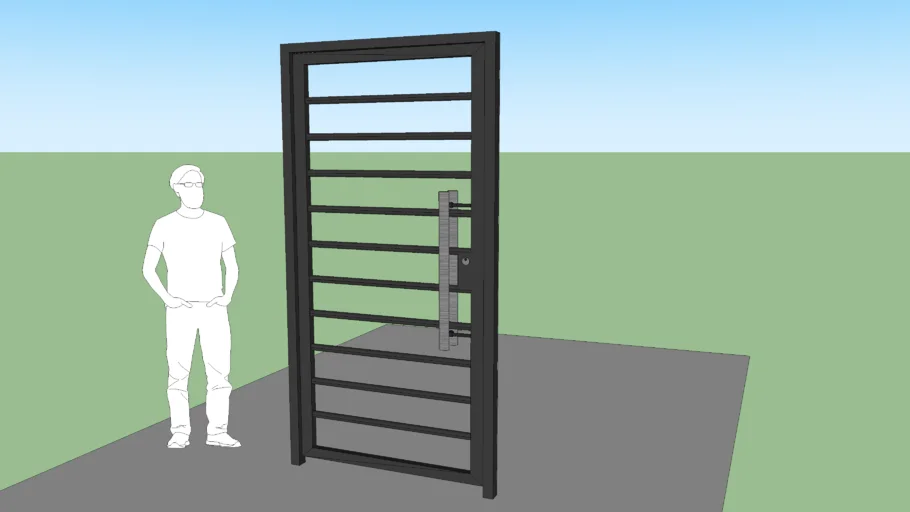 metal door