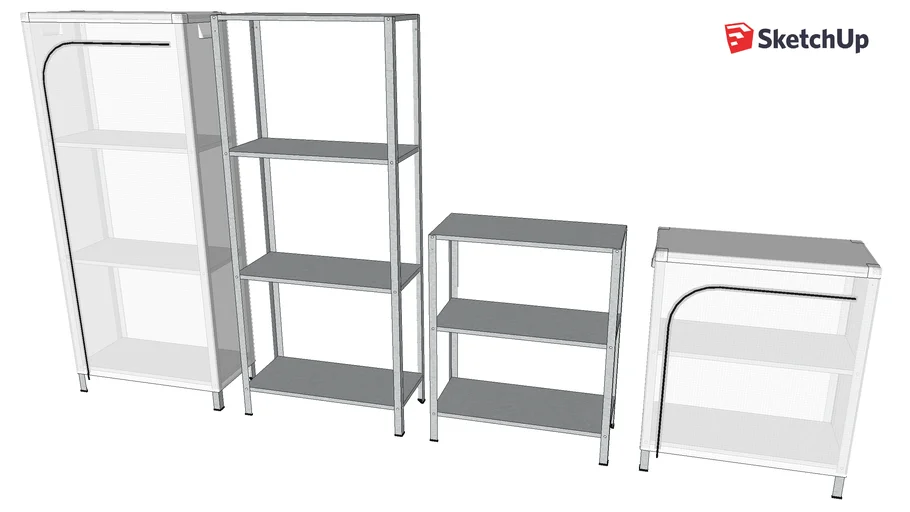 shelf IKEA HYLLIS series