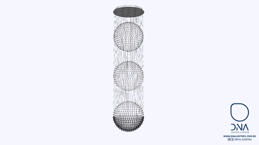LUSTRE SOLAR 3 - LINHA UNIVERSO