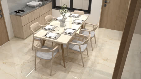 A DINING TABLE