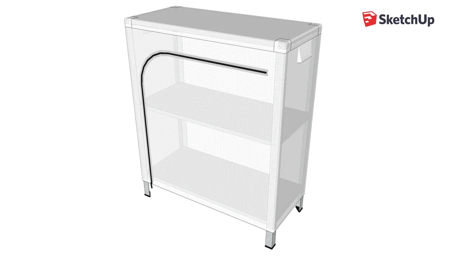 shelf IKEA HYLLIS 74 +cover