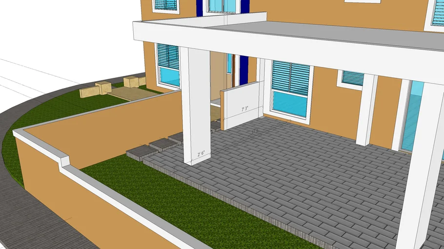 Terraza 26x18 Muro