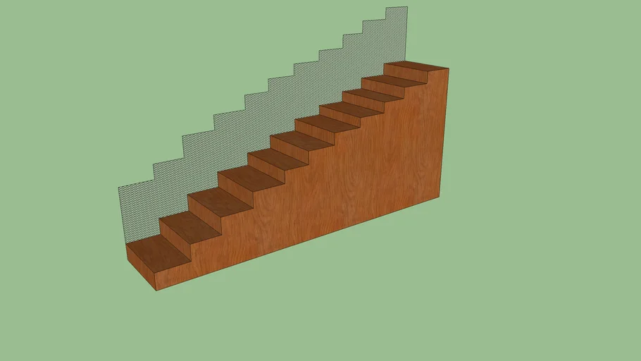 Escalier coté droit