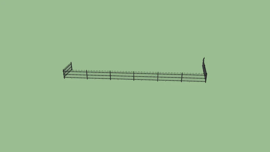 metal restaurant fence