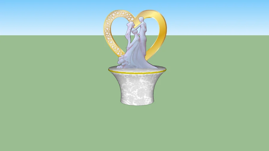 wedding cake topper