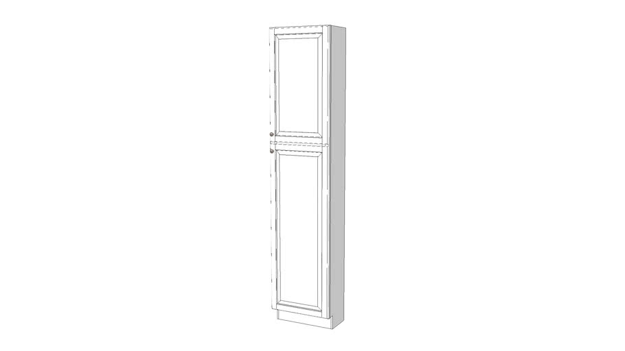 Tall Cabinets - Montclair Square Full Maple Dove White by KraftMaid® Cabinetry at Lowe's®