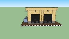 Electricity generator room