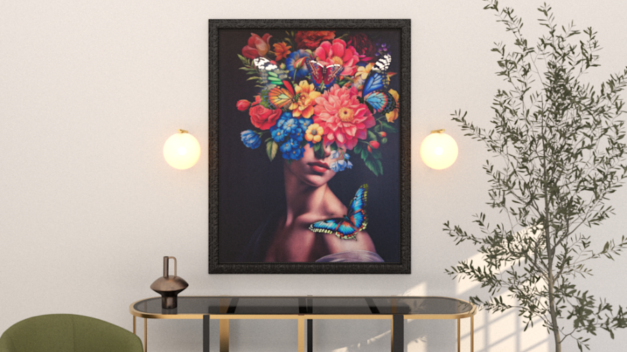 CUADRO FLOWERS HEAD