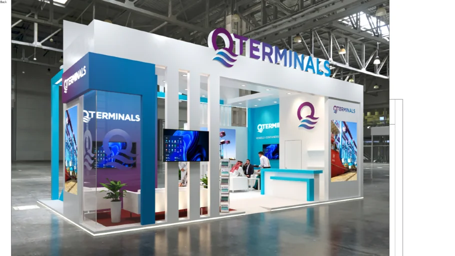 EXHIBITION BOOTH QTERMINAL 60SQM