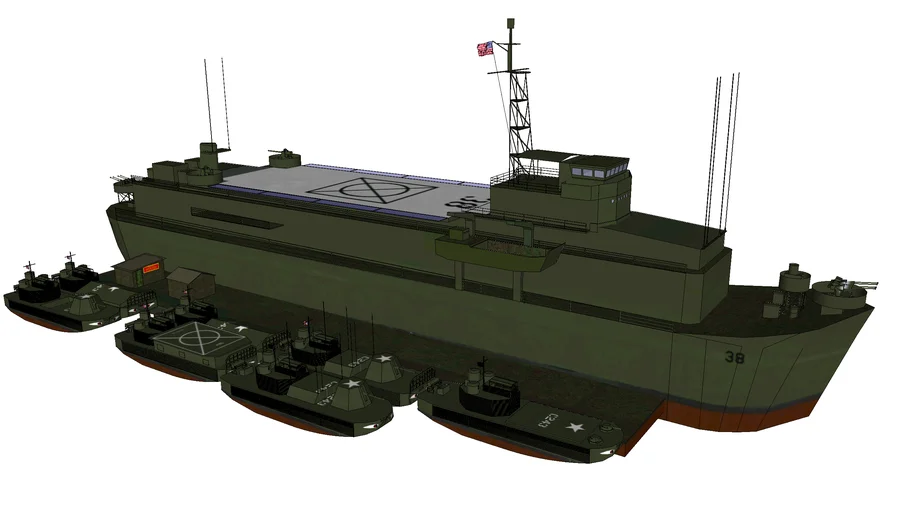 USS APB-35 Benewah_Mobile Riverene Force 'Green Flagship'