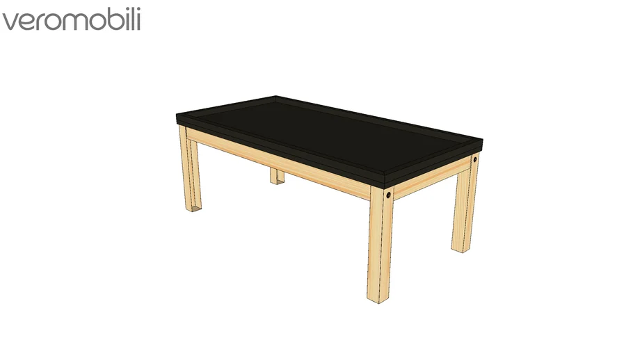 Mesa de Centro Retangular
