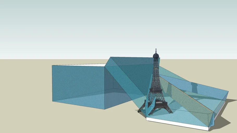 Cubos e tortre eiffel