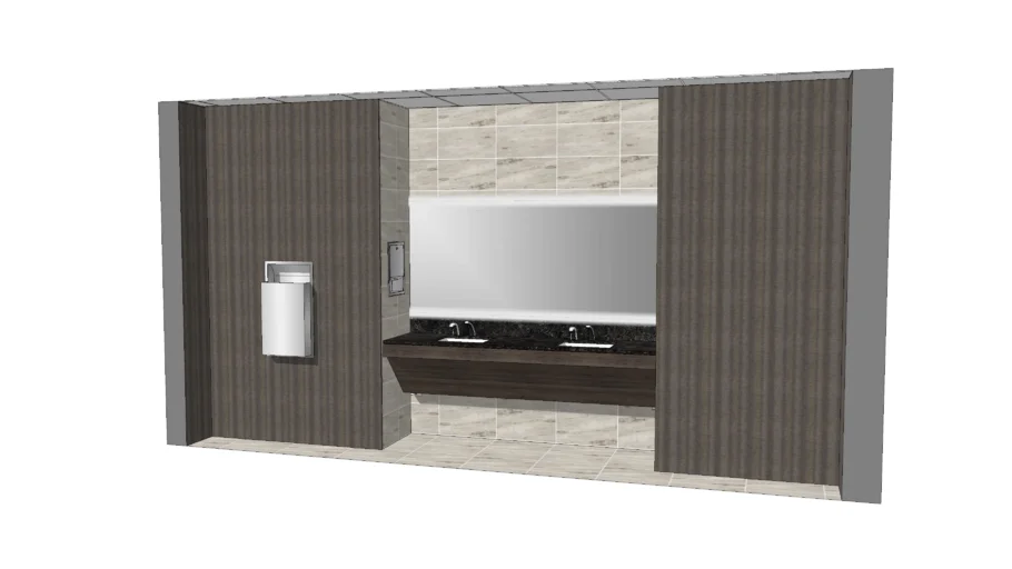 Commercial Double Vanity