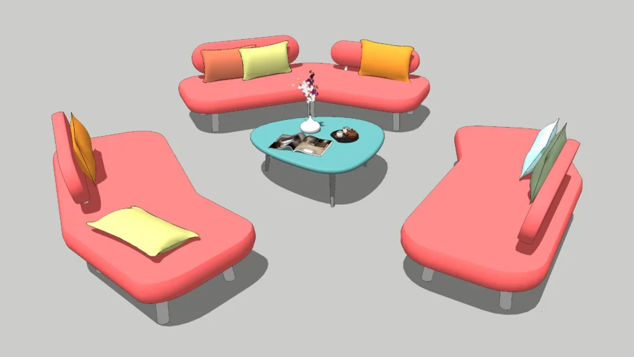 ts04. seating group & coffee table