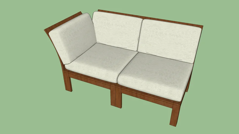 IKEA ÄPPLARÖ 2-sits modulsoffa
