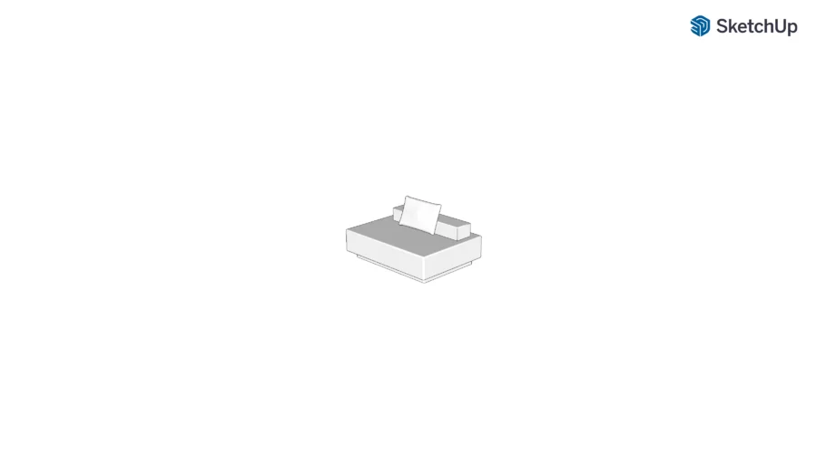Oceano 161003 c/encosto 1,60m x 1,20m - Officina Estofados