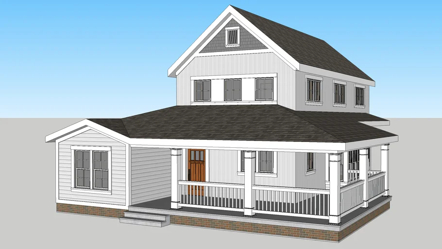 Contemporary farmhouse