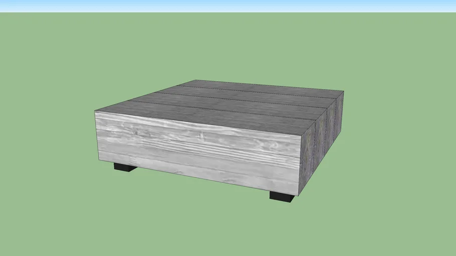 Z Gallerie- Timber Coffee Table