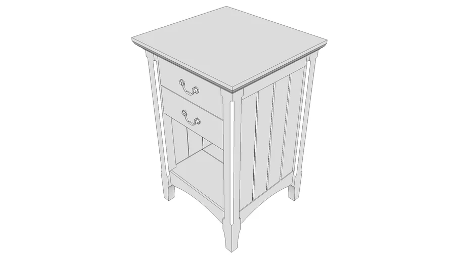 Cherry Bedside Table