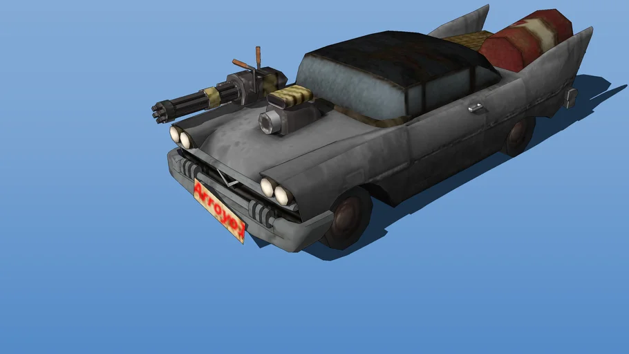 Fallout II Chryslus Motors Highwayman (low poly)