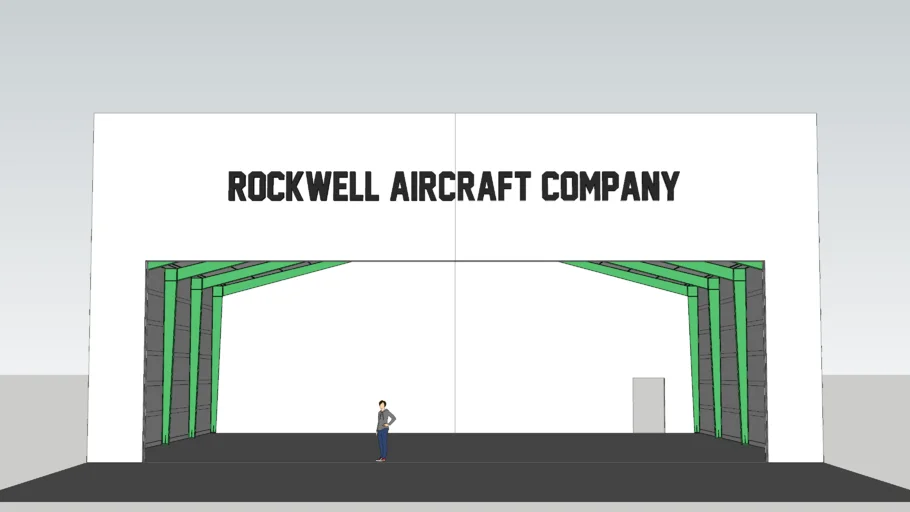 Desain Hangar Pesawat Menggunakan Struktur Baja IWF 400