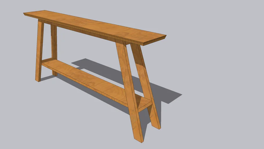 Plywood Plant Bench