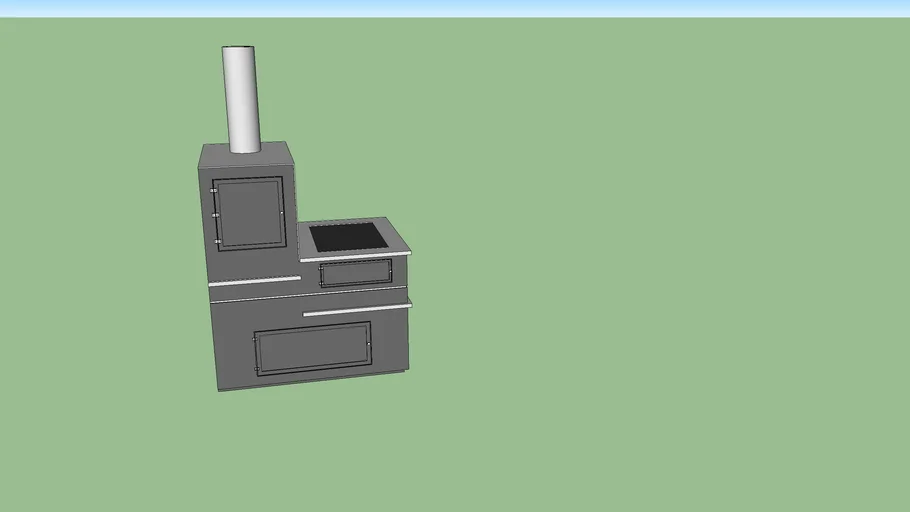 Forno Fogão a Lenha Inox